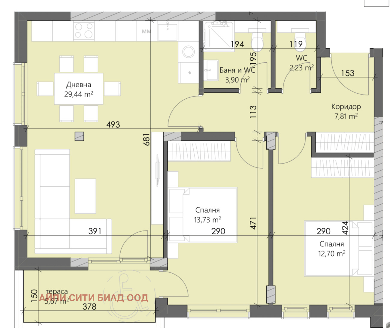 Продава 3-СТАЕН, гр. Пловдив, Кършияка, снимка 3 - Апартаменти - 48957475