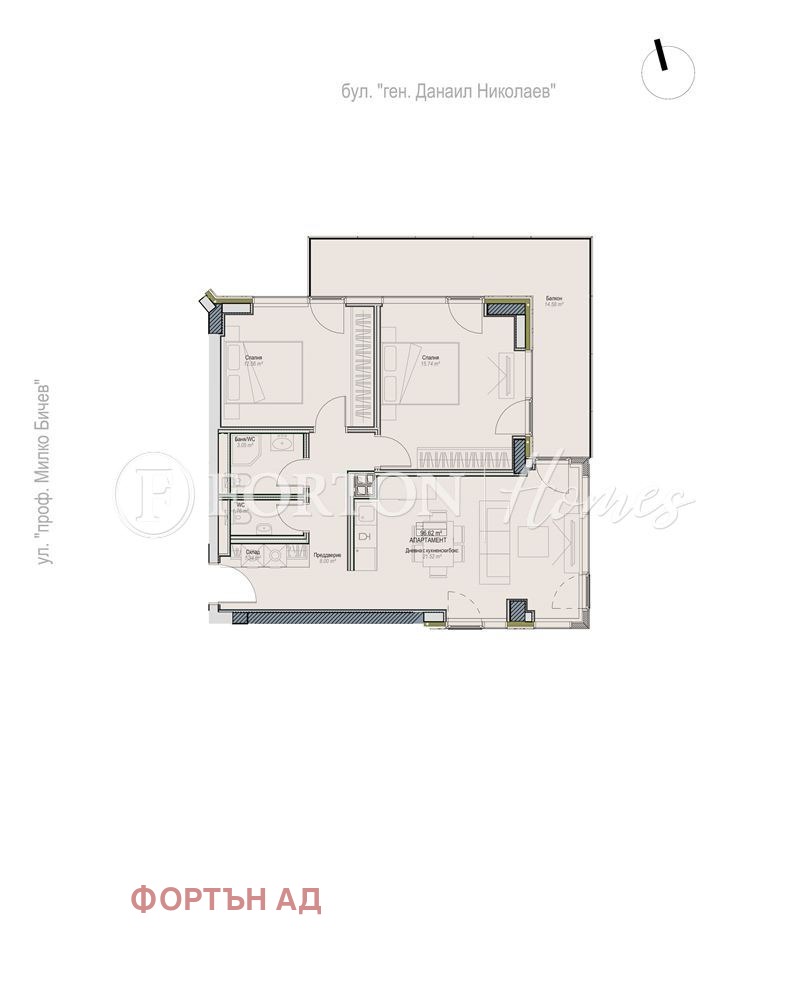 Продава 3-СТАЕН, гр. София, Оборище, снимка 2 - Апартаменти - 54613249