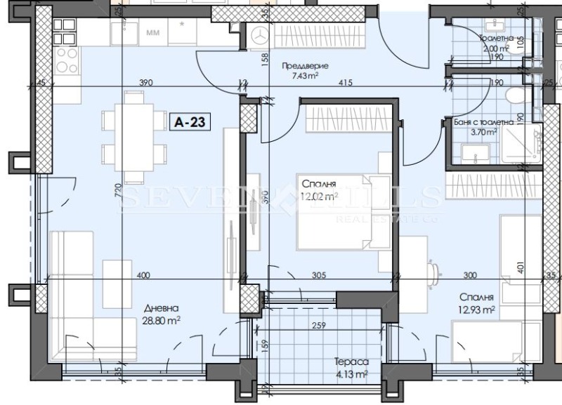 Продава 3-СТАЕН, гр. Пловдив, Гагарин, снимка 3 - Aпартаменти - 49300051