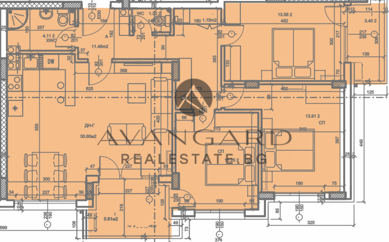 Продава 4-СТАЕН, гр. Пловдив, Христо Смирненски, снимка 2 - Апартаменти - 52693367