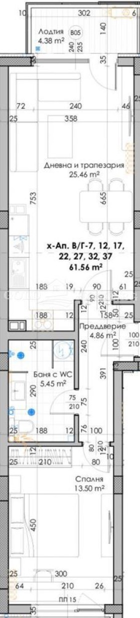 Продава 2-СТАЕН, гр. Пловдив, Южен, снимка 9 - Aпартаменти - 48010572