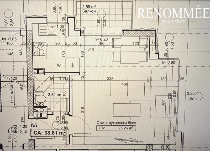 À venda  Estúdio Sofia , Manastirski livadi , 49 m² | 13064357 - imagem [4]