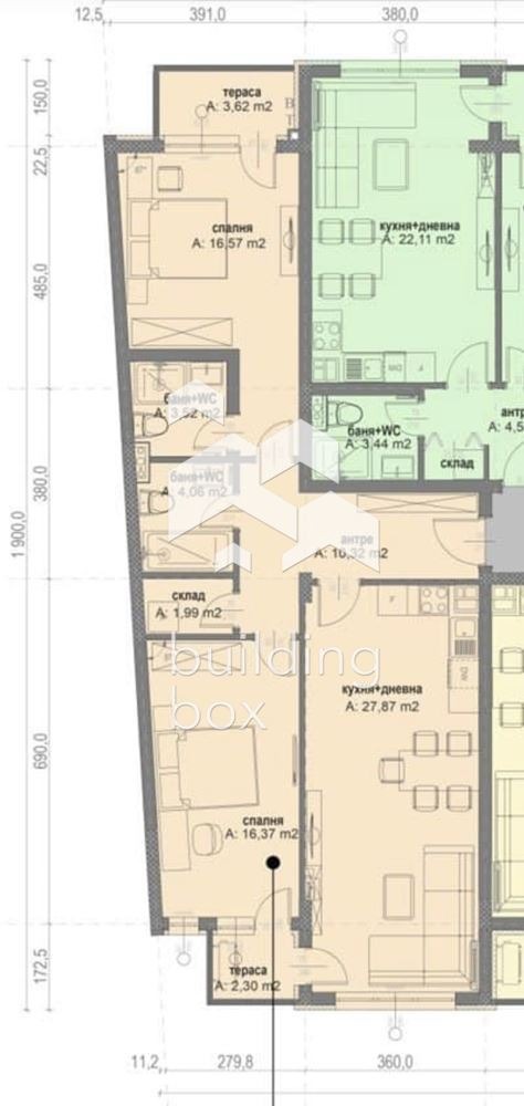 Продава 3-СТАЕН, гр. София, Овча купел, снимка 12 - Апартаменти - 56199637