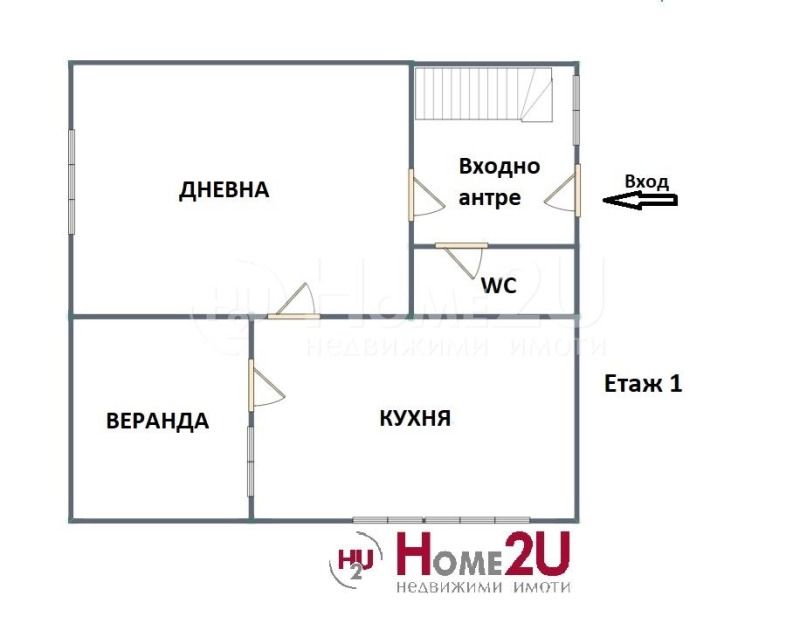 Na sprzedaż  Dom region Sofia , Wlado Triczkow , 82 mkw | 61138565 - obraz [2]