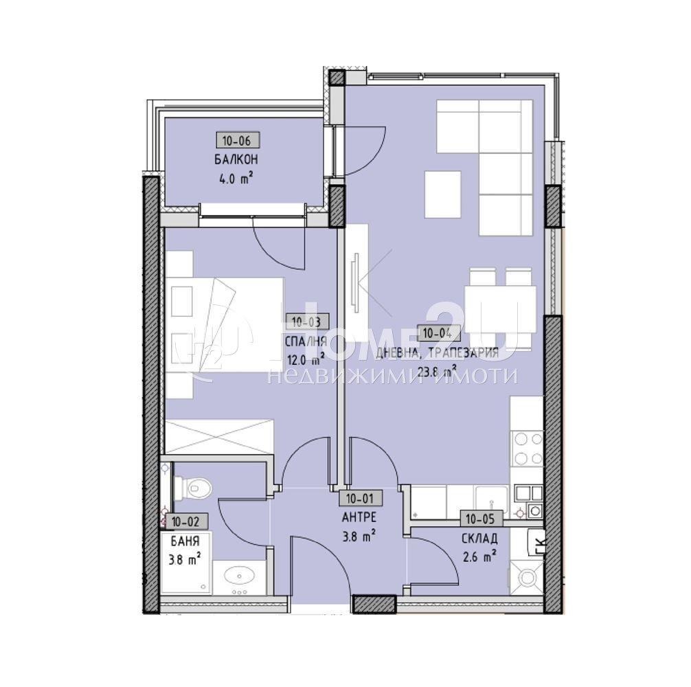 Продава 2-СТАЕН, гр. София, Малинова долина, снимка 3 - Апартаменти - 53705547