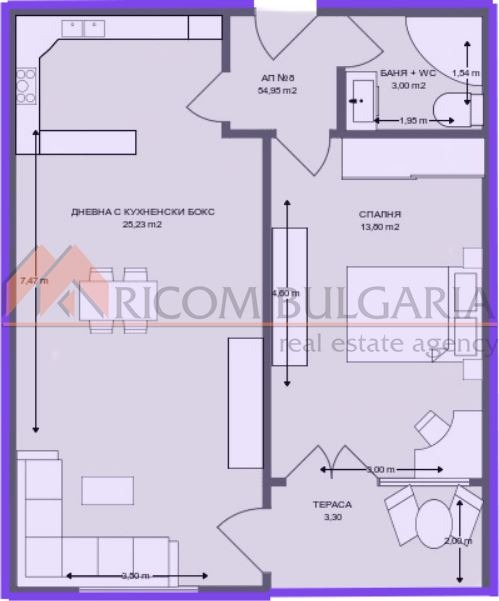 Продава 2-СТАЕН, гр. Варна, Виница, снимка 2 - Апартаменти - 53453001