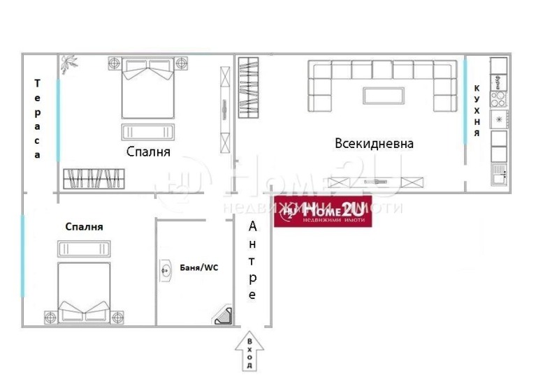 Продава  3-стаен град София , Дружба 1 , 66 кв.м | 48374991 - изображение [2]