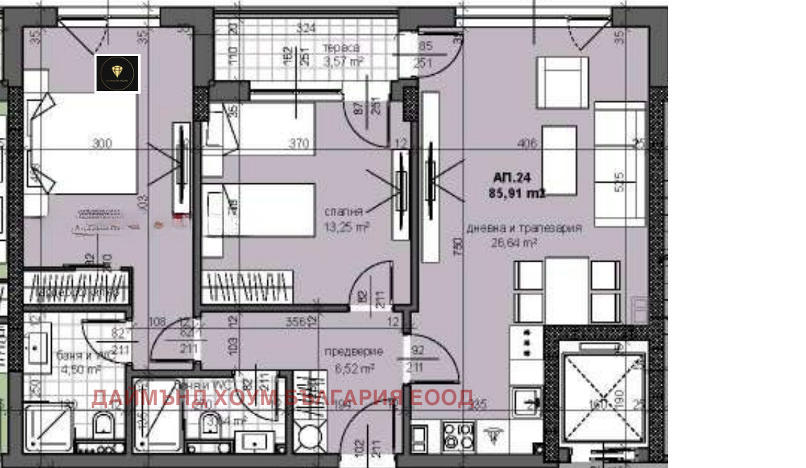 Продава 3-СТАЕН, гр. Пловдив, Тракия, снимка 2 - Апартаменти - 50192151