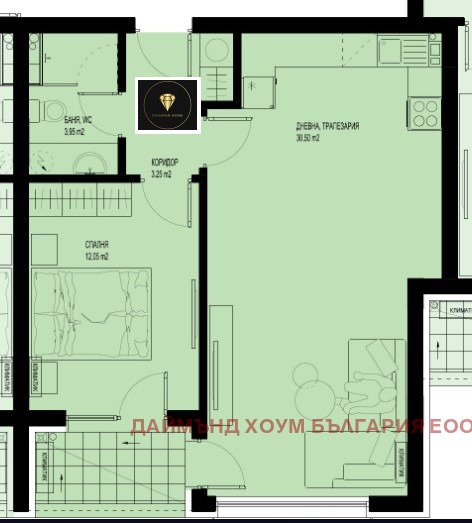 In vendita  1 camera da letto Plovdiv , Hristo Smirnenski , 81 mq | 16555327 - Immagine [2]