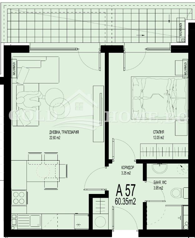 Продава 2-СТАЕН, гр. Пловдив, Христо Смирненски, снимка 6 - Апартаменти - 53691447