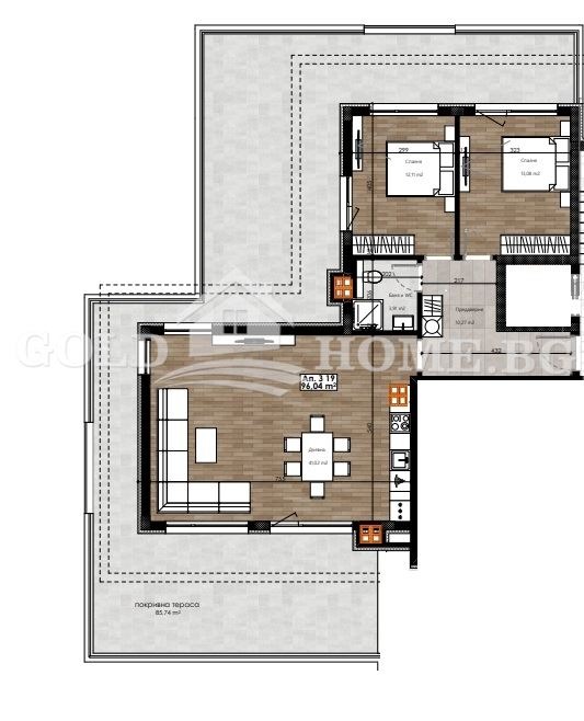 Till salu  2 sovrum Plovdiv , Ostromila , 205 kvm | 15806482 - bild [2]