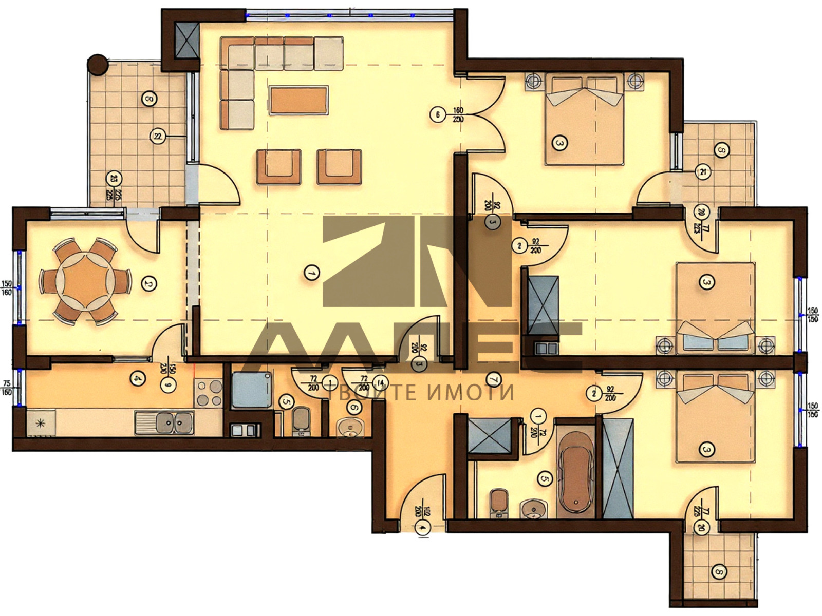 Продава 4-СТАЕН, гр. София, Манастирски ливади