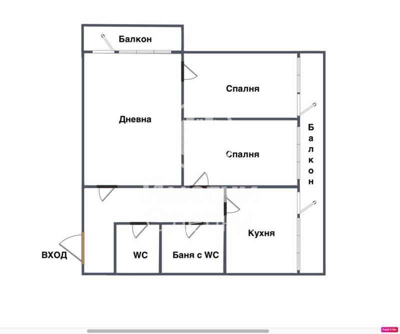 Na sprzedaż  2 sypialnie Sofia , Tolstoj , 80 mkw | 66769572 - obraz [14]