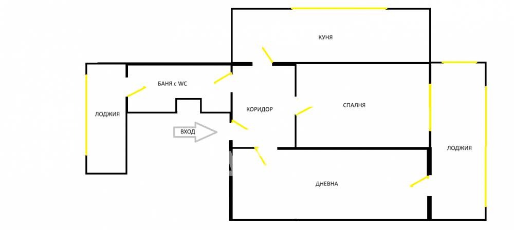 Продава 2-СТАЕН, гр. София, Гео Милев
