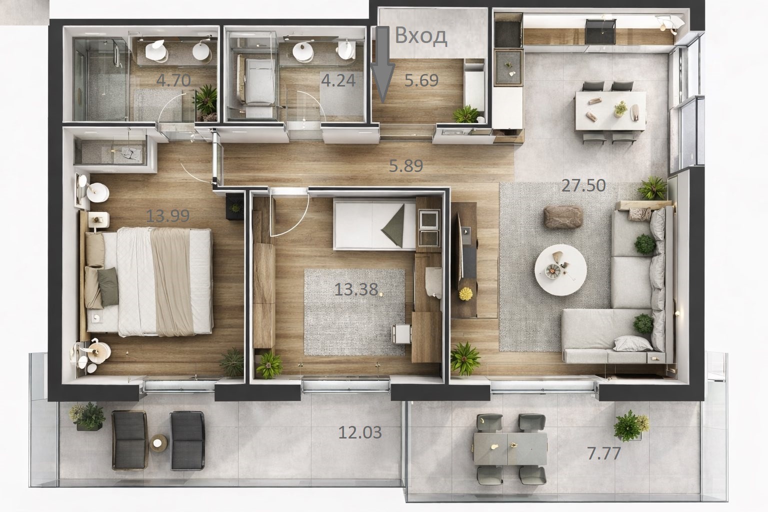 Продава 3-СТАЕН, гр. София, Овча купел