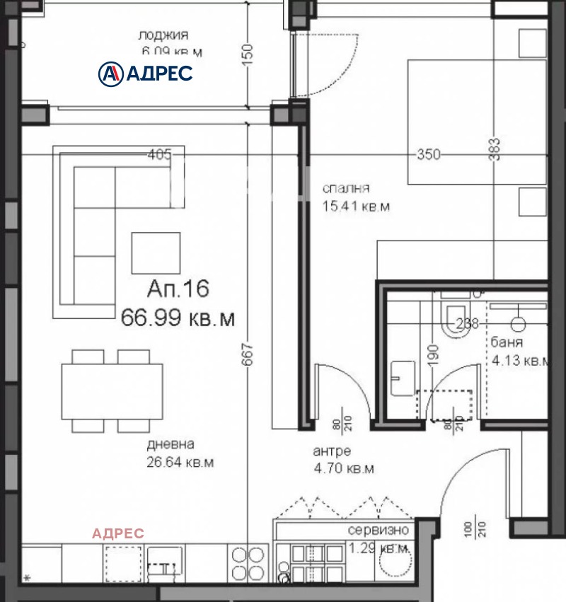 Продается  1 спальня Варна , Аспарухово , 79 кв.м | 50076998 - изображение [4]