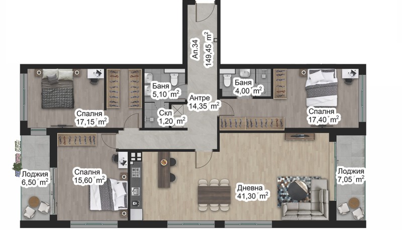 Продава  4-стаен град Пловдив , Отдих и култура , 174 кв.м | 13922394 - изображение [2]