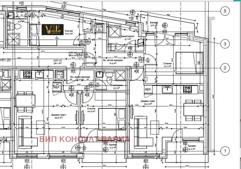 Продава 3-СТАЕН, гр. Варна, Лятно кино Тракия, снимка 4 - Aпартаменти - 47443244