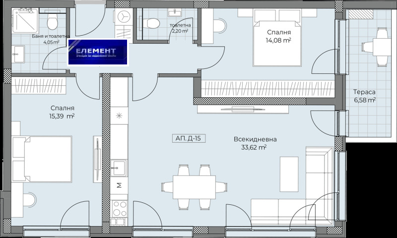 Продава 3-СТАЕН, гр. Пловдив, Остромила, снимка 15 - Aпартаменти - 44840309