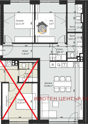 Till salu  2 sovrum Sofia , Malinova dolina , 93 kvm | 35763051 - bild [2]