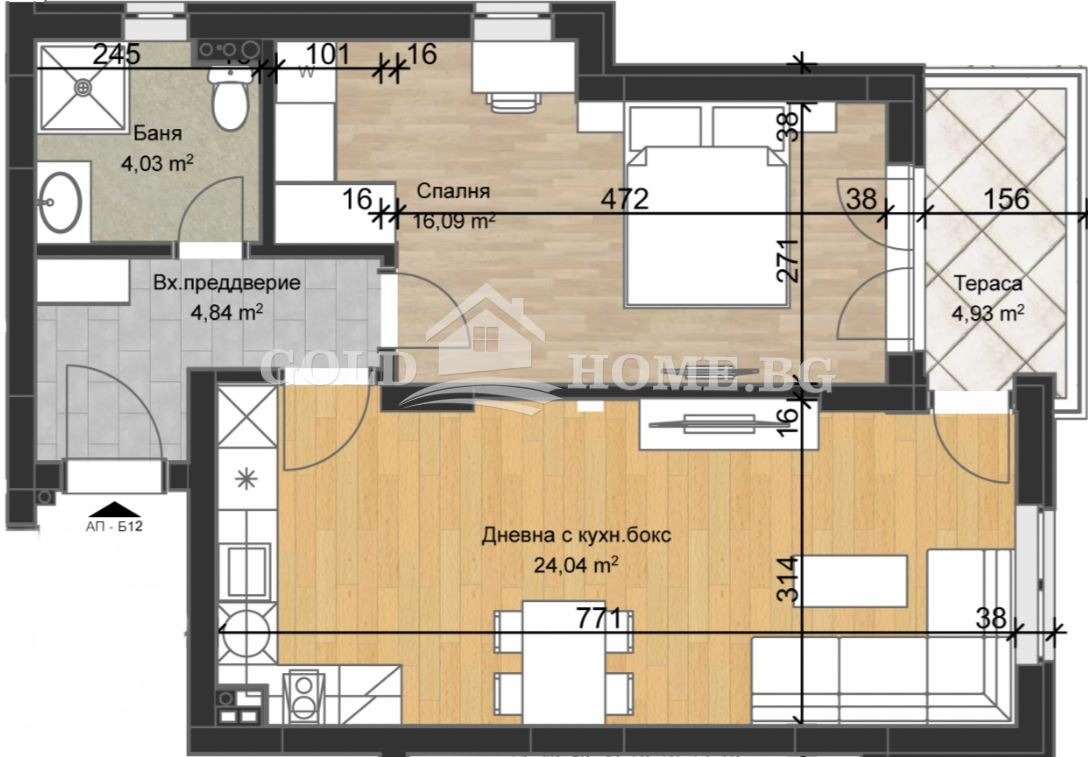 Продава 2-СТАЕН, гр. Пловдив, Остромила, снимка 2 - Апартаменти - 52549157