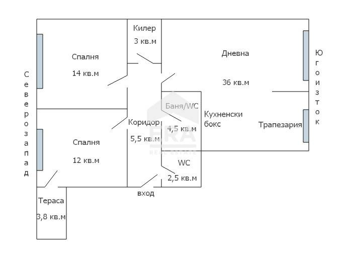 Te koop  2 slaapkamers Varna , Ljatno kino Trakija , 97 m² | 51569331 - afbeelding [17]
