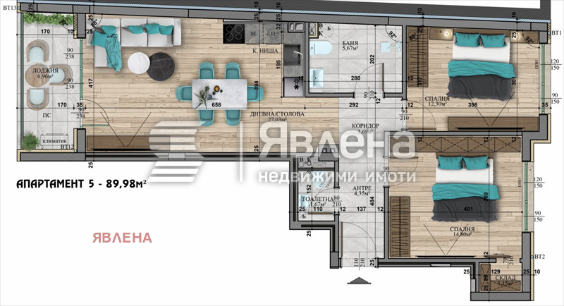 Продава 3-СТАЕН, гр. София, Витоша, снимка 2 - Апартаменти - 53688964