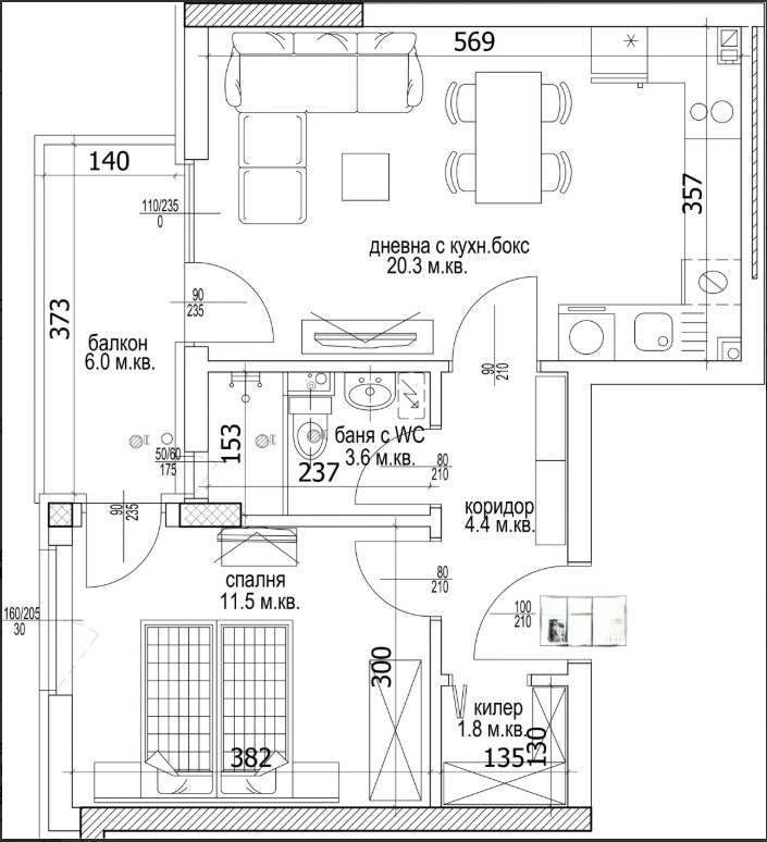 Продава  2-стаен град Варна , Кайсиева градина , 65 кв.м | 10271606 - изображение [5]