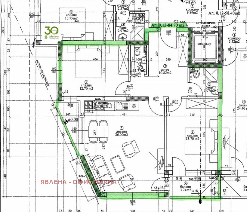 Продава 3-СТАЕН, гр. Варна, Виница, снимка 2 - Апартаменти - 52556059