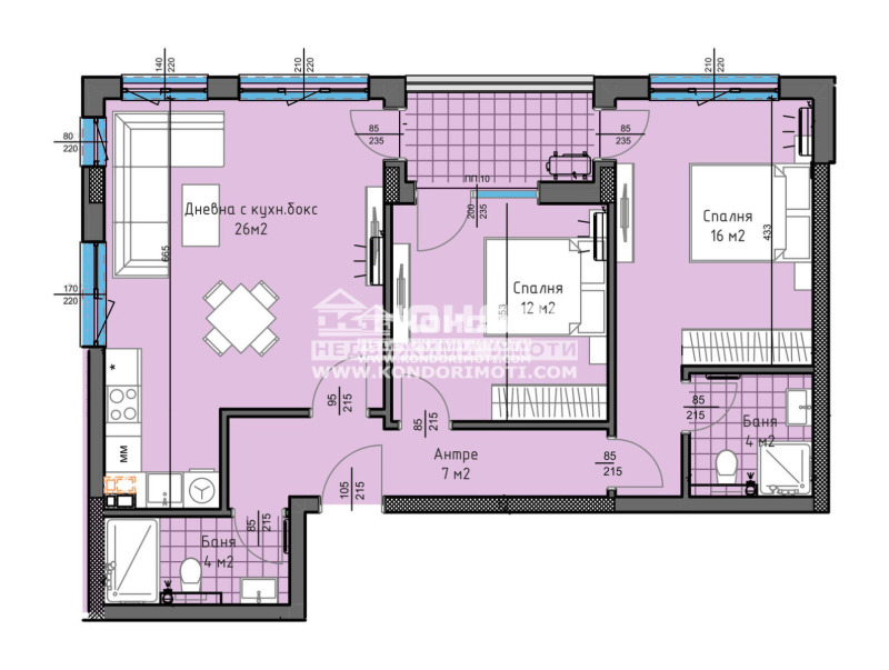 Продава 3-СТАЕН, гр. Пловдив, Кършияка, снимка 2 - Апартаменти - 53369976