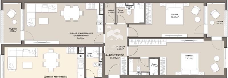 Продава 3-СТАЕН, гр. София, Люлин 5, снимка 2 - Апартаменти - 53371938