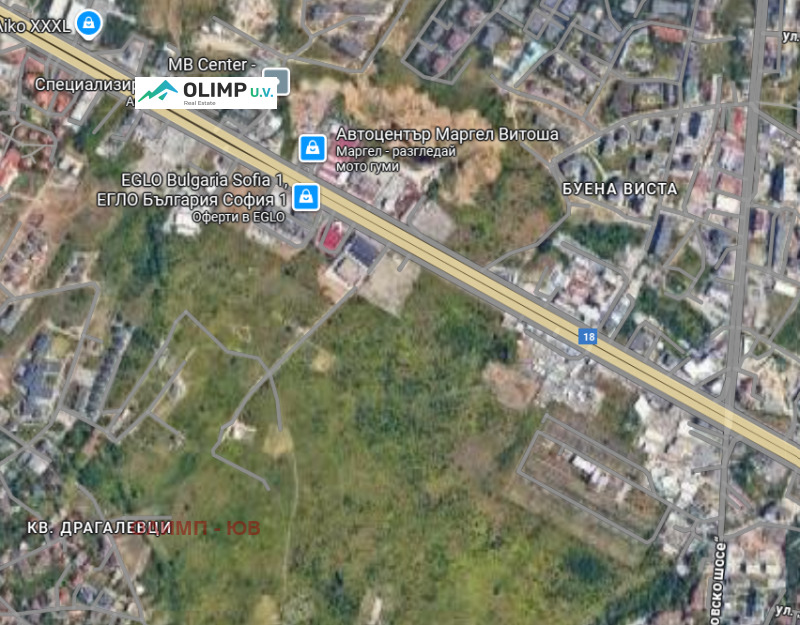 À venda  Trama Sofia , Dragalevci , 2070 m² | 55966279