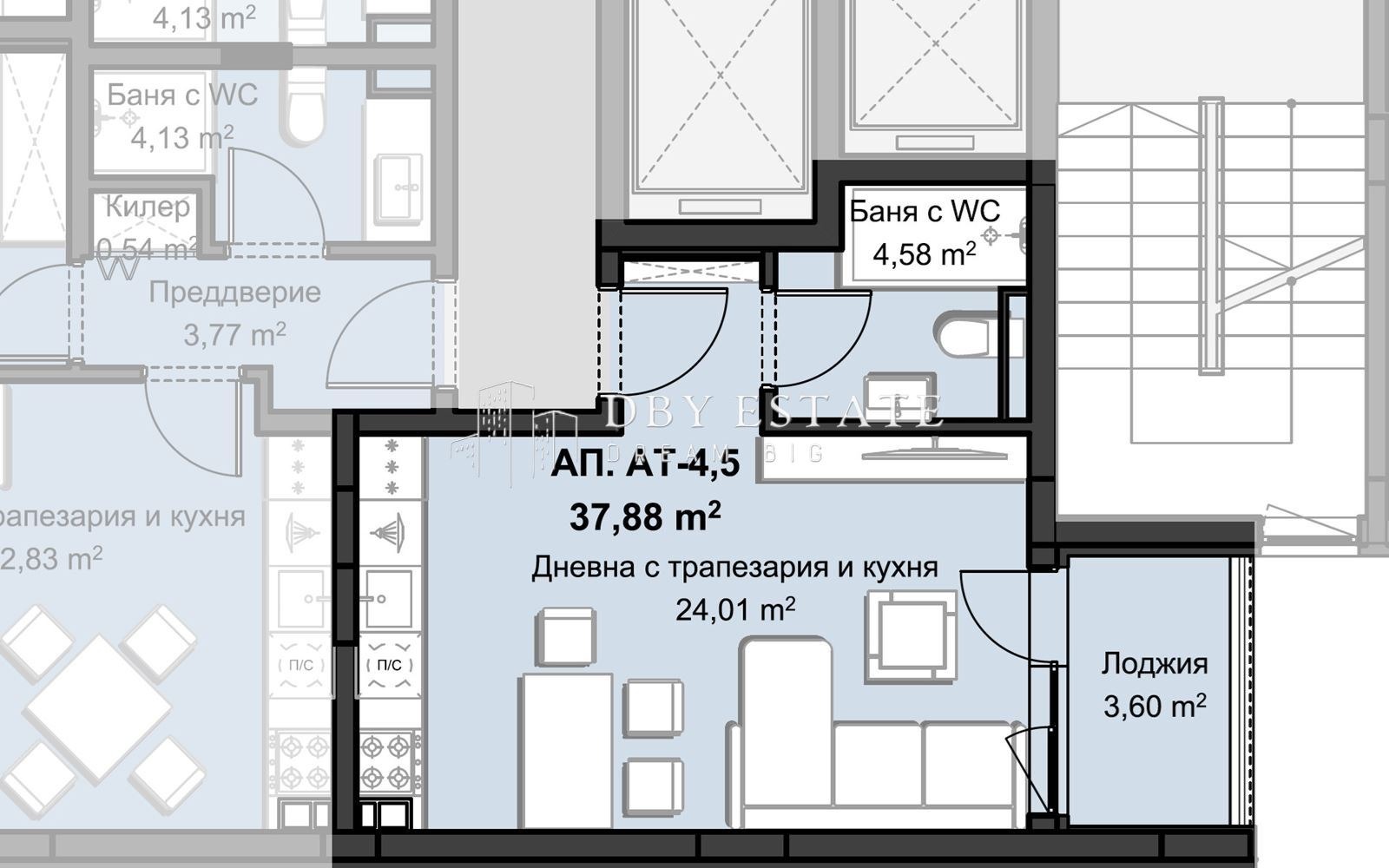 Продава 1-СТАЕН, гр. Пловдив, Христо Смирненски, снимка 2 - Апартаменти - 53705902
