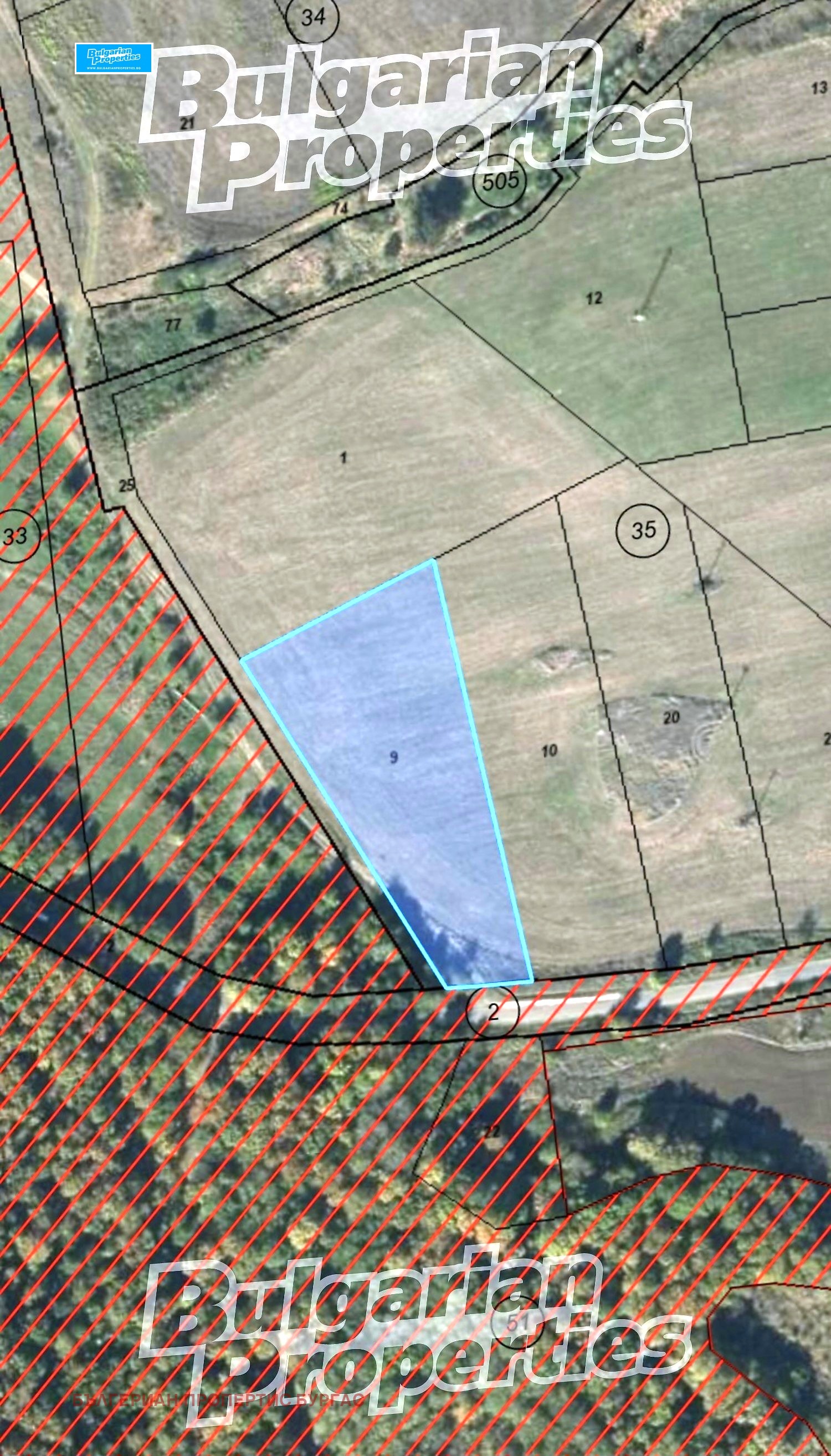 Продава ПАРЦЕЛ, гр. Бургас, с. Твърдица, снимка 3 - Парцели - 55580625