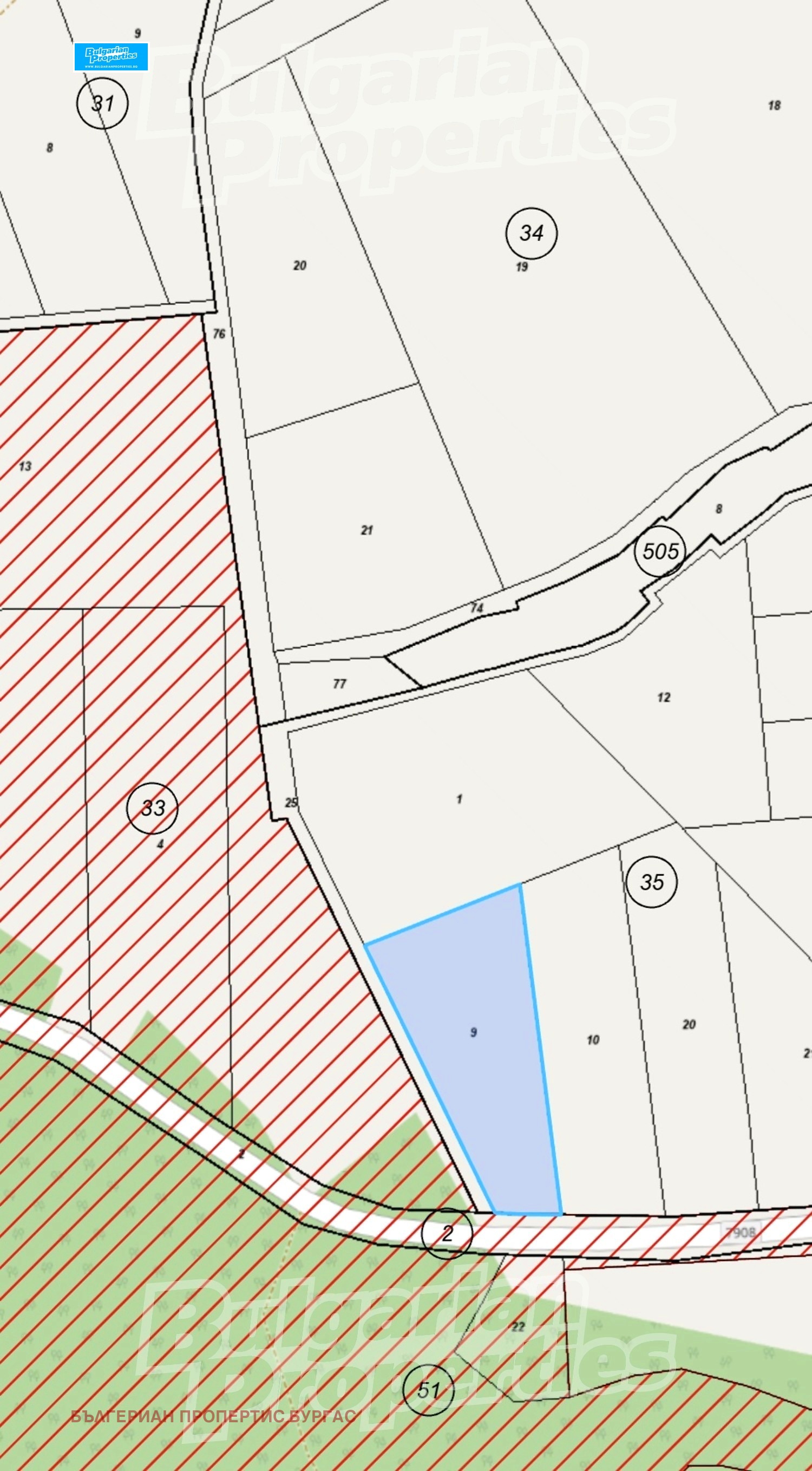 Продава ПАРЦЕЛ, гр. Бургас, с. Твърдица, снимка 4 - Парцели - 55580625