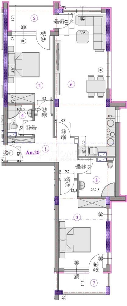 Продава 3-СТАЕН, гр. София, Малинова долина, снимка 12 - Апартаменти - 54693553