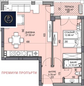 1 makuuhuone Gagarin, Plovdiv 3