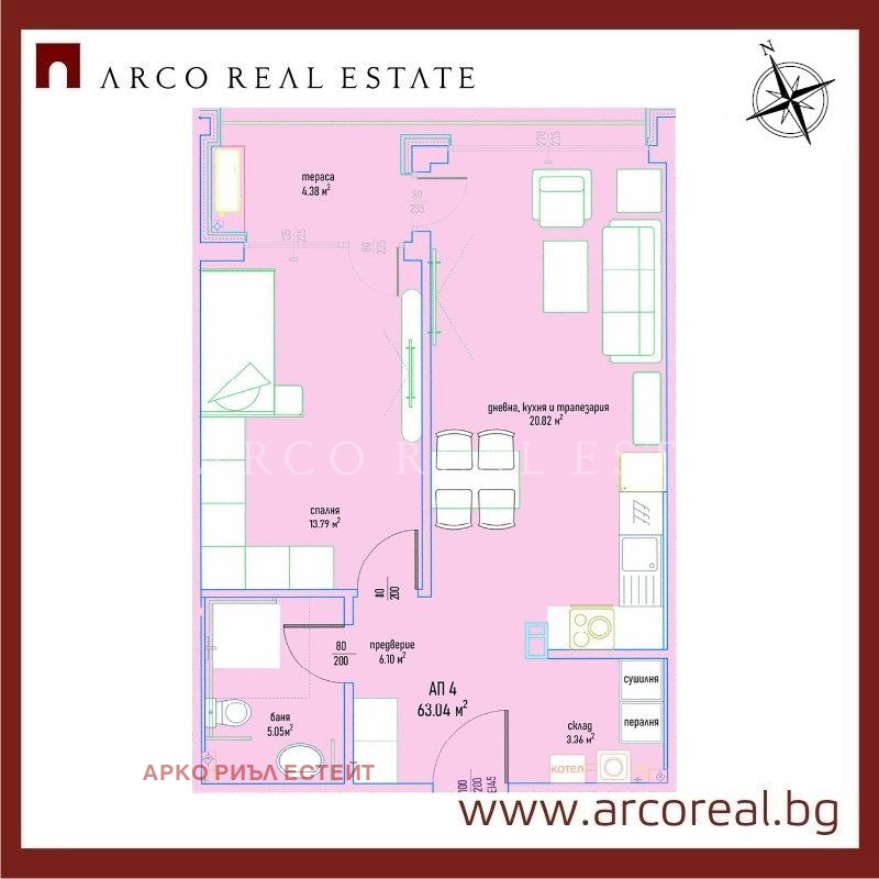 Продава 2-СТАЕН, гр. София, Малинова долина, снимка 2 - Апартаменти - 53822623