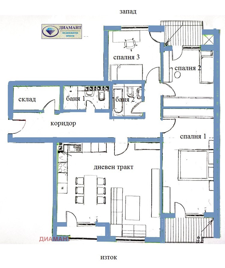 Na prodej  3 ložnice Ruse , Centar , 126 m2 | 22072588 - obraz [17]