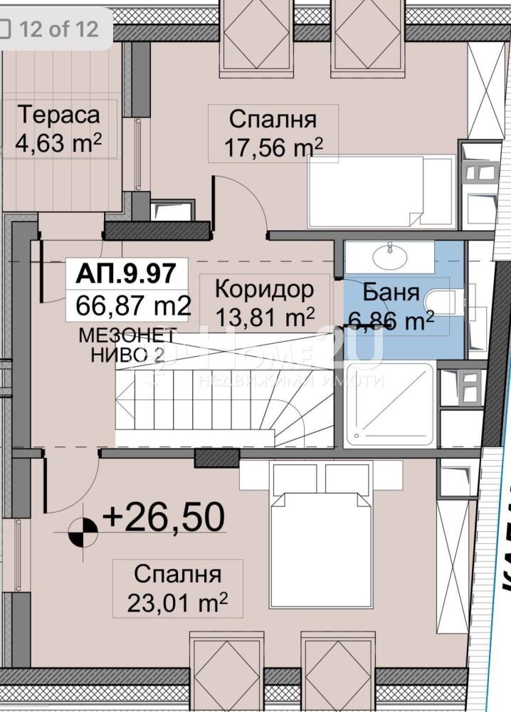 Продава МЕЗОНЕТ, гр. София, Овча купел 2, снимка 8 - Апартаменти - 55168617