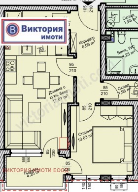 1 makuuhuone Zona B, Veliko Tarnovo 1