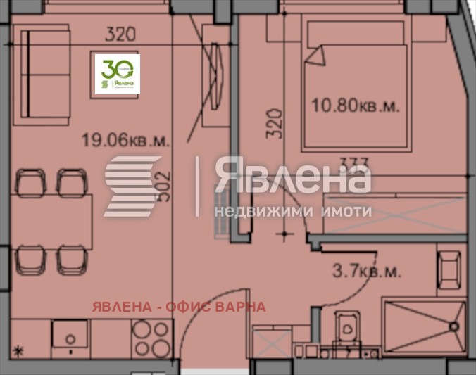 Продава  2-стаен град Варна , Бриз , 44 кв.м | 54872718 - изображение [3]