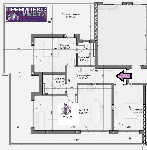 Na prodej  2 ložnice Plovdiv , Kamenica 2 , 116 m2 | 79714348