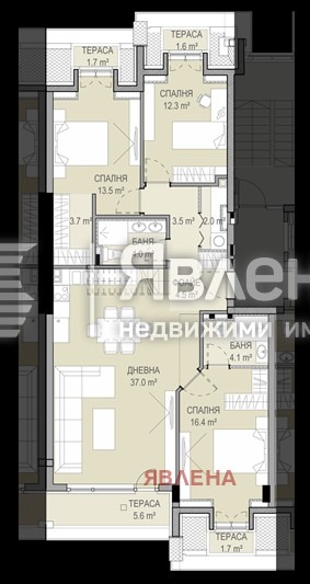 Продаја  3 спаваће собе Софија , Крастова вада , 139 м2 | 66243508 - слика [15]