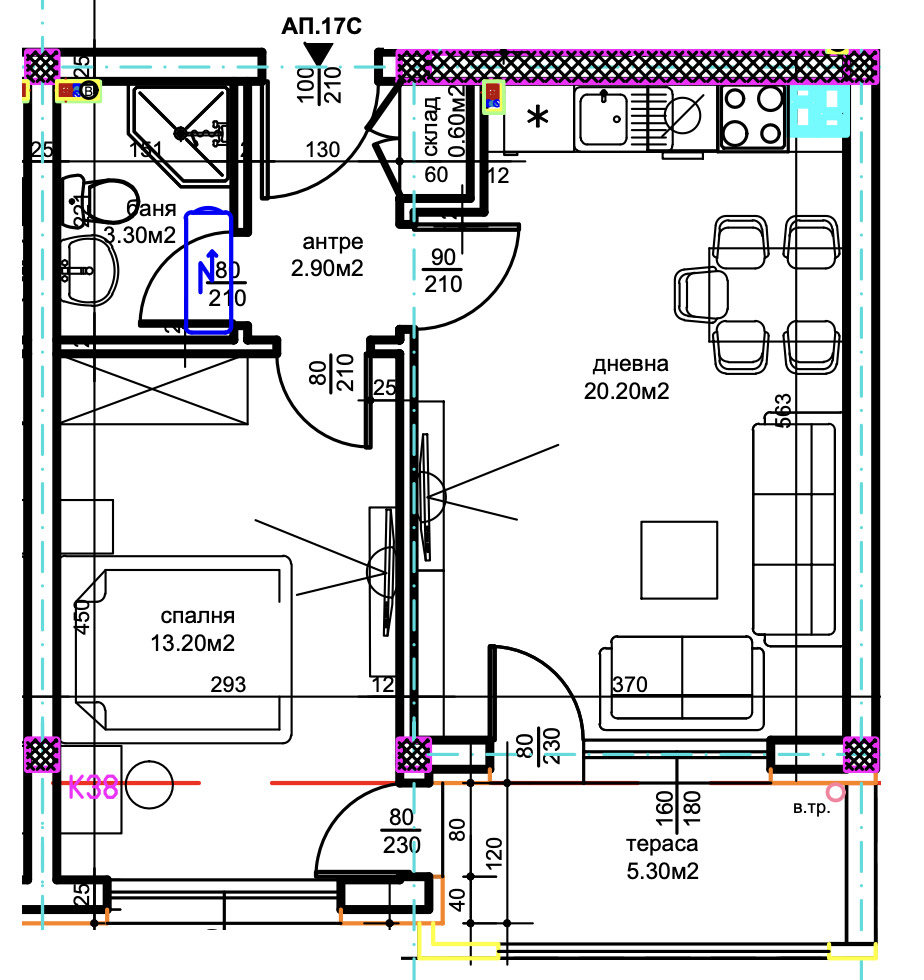 Продава 2-СТАЕН, гр. Пловдив, Беломорски, снимка 3 - Апартаменти - 52721594