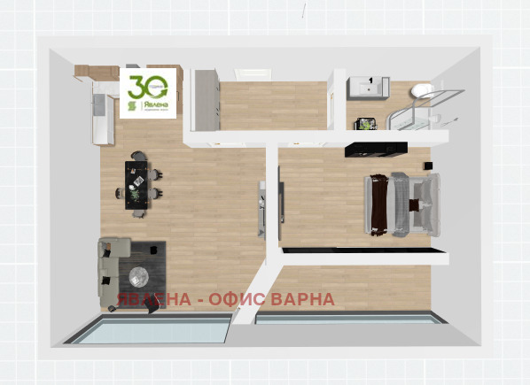 Продава 2-СТАЕН, гр. Варна, Кайсиева градина, снимка 6 - Aпартаменти - 45718907