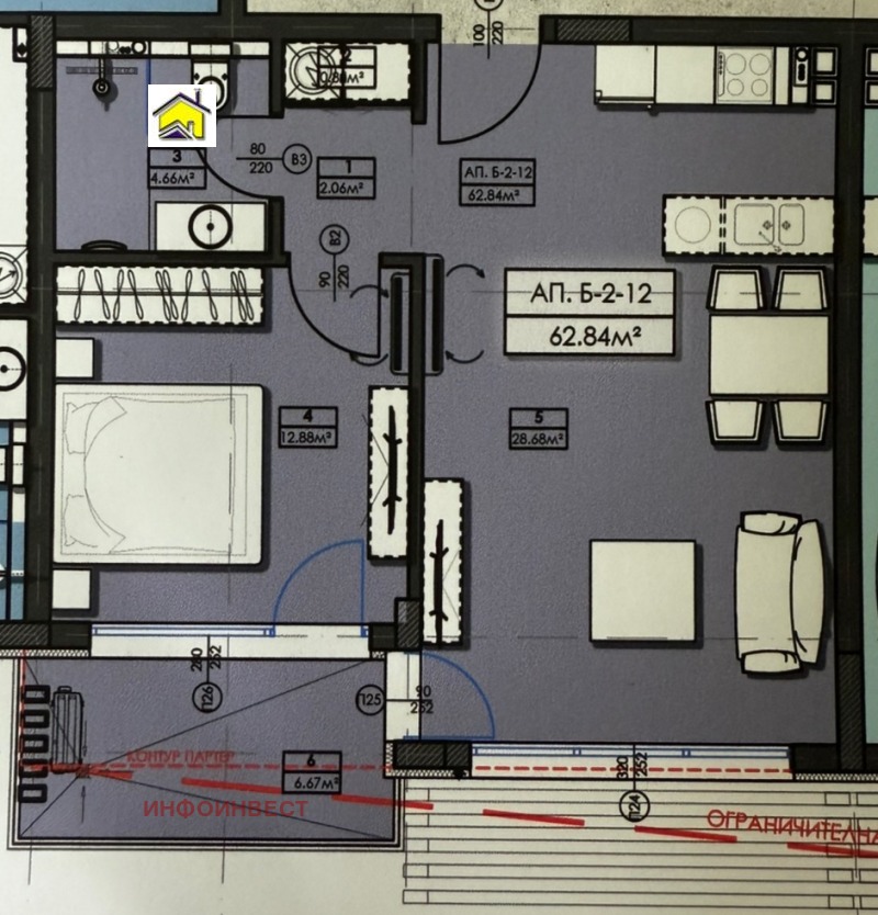 Na prodej  1 ložnice oblast Pazardzhik , Velingrad , 71 m2 | 91711371 - obraz [7]