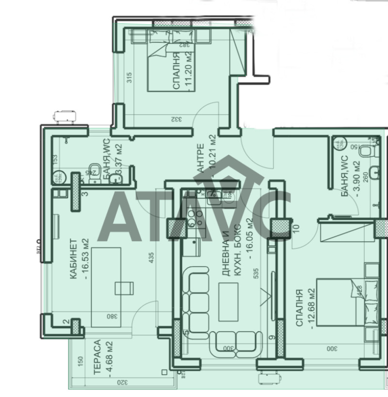 Продава  3-стаен град Пловдив , Младежки Хълм , 113 кв.м | 50395527