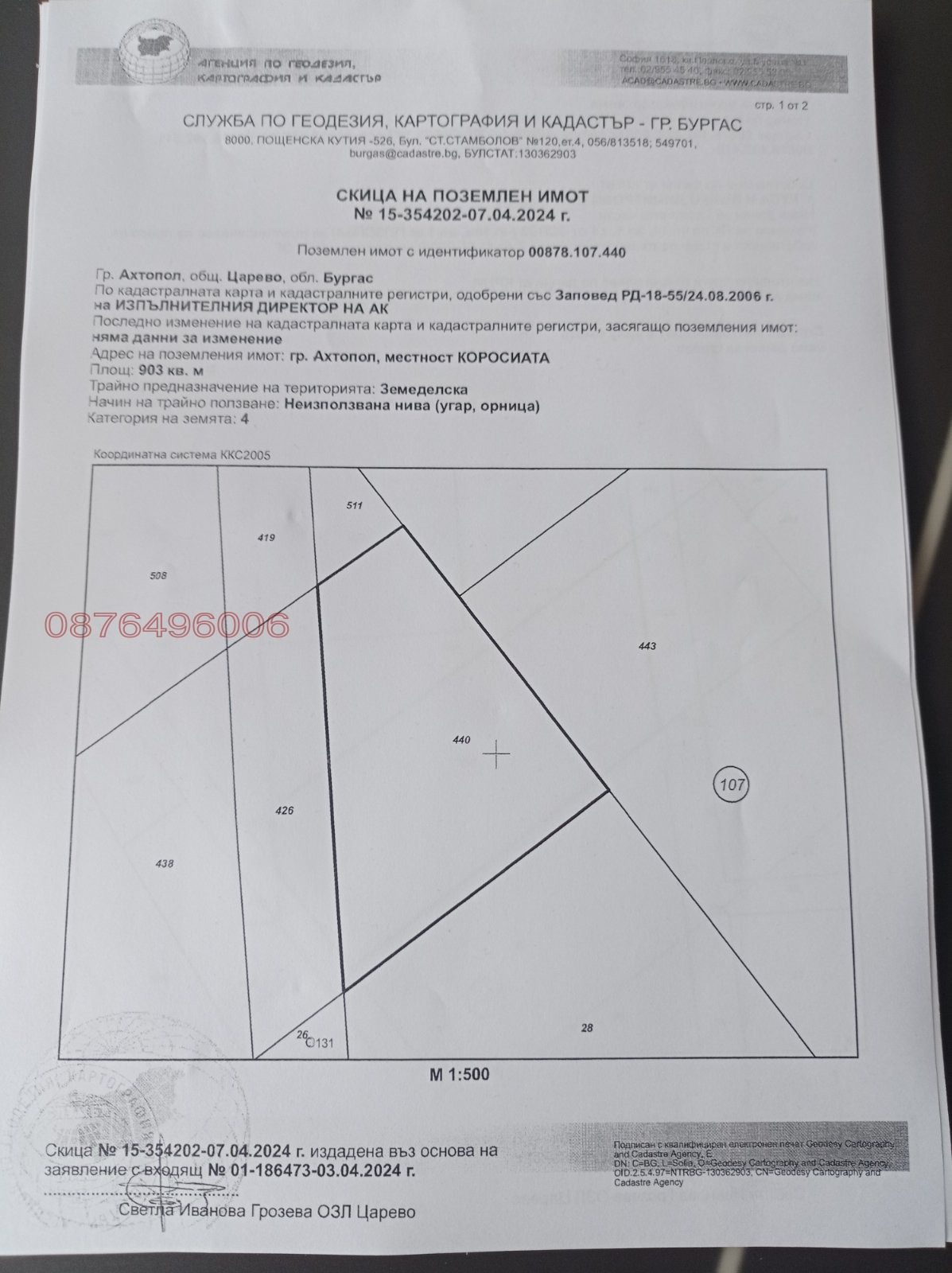 Продава ПАРЦЕЛ, гр. Ахтопол, област Бургас