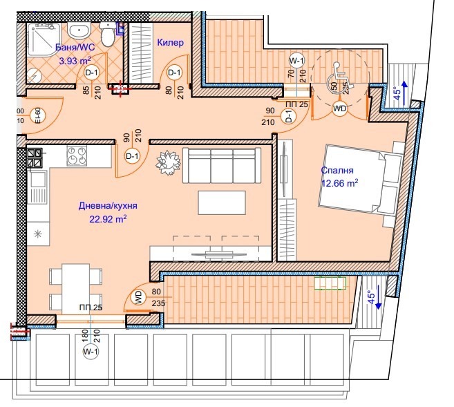 Продава 2-СТАЕН, гр. Варна, Център, снимка 7 - Апартаменти - 52525949